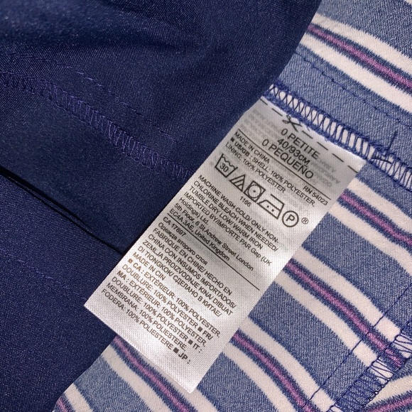 Banana Republic Striped Asymmetrical Skirt NWT - Picture 4 of 5